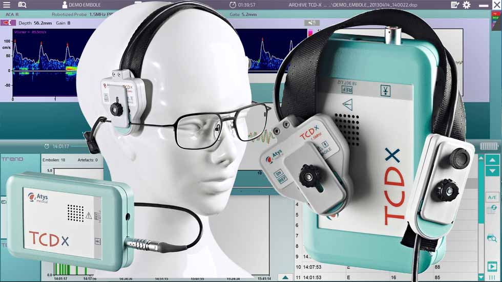 TCD-x Micro Embolie Monitor Holter